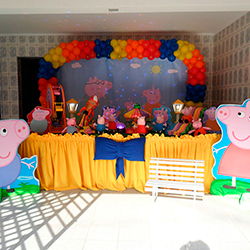 Decoração para festa infantil com tema Peppa Pig