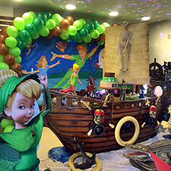 Decoração para festa infantil com tema Peter Pan
