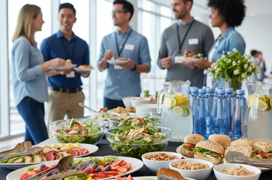 Alimentação da Equipe: Como organizar o intervalo dos profissionais durante o evento?