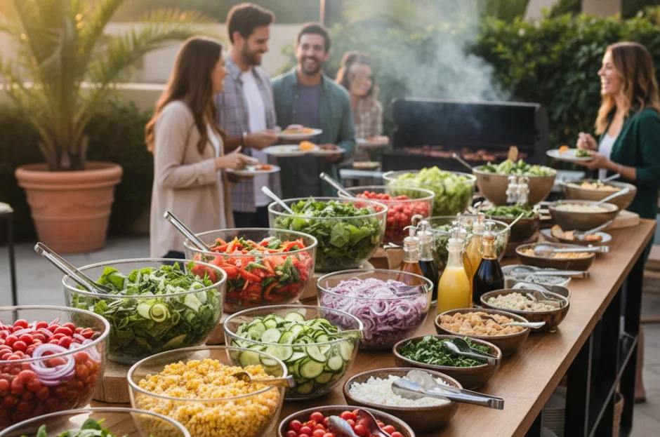 Bar de Saladas para Churrasco