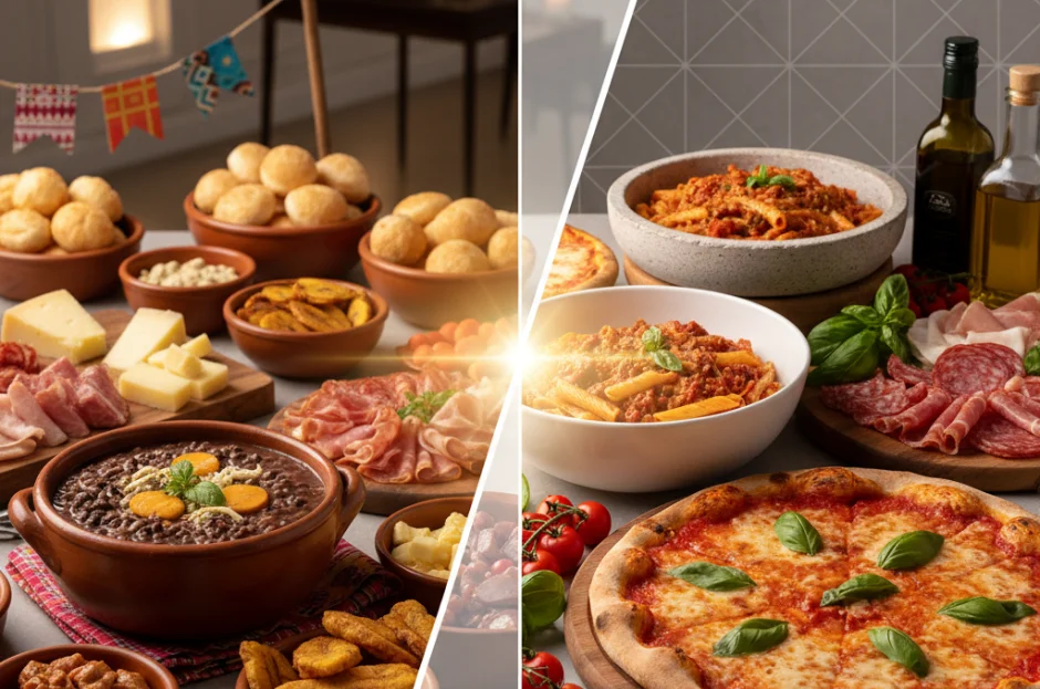 Buffet de Comida Mineira vs. Italiana: Qual combina mais com o clima do seu evento?