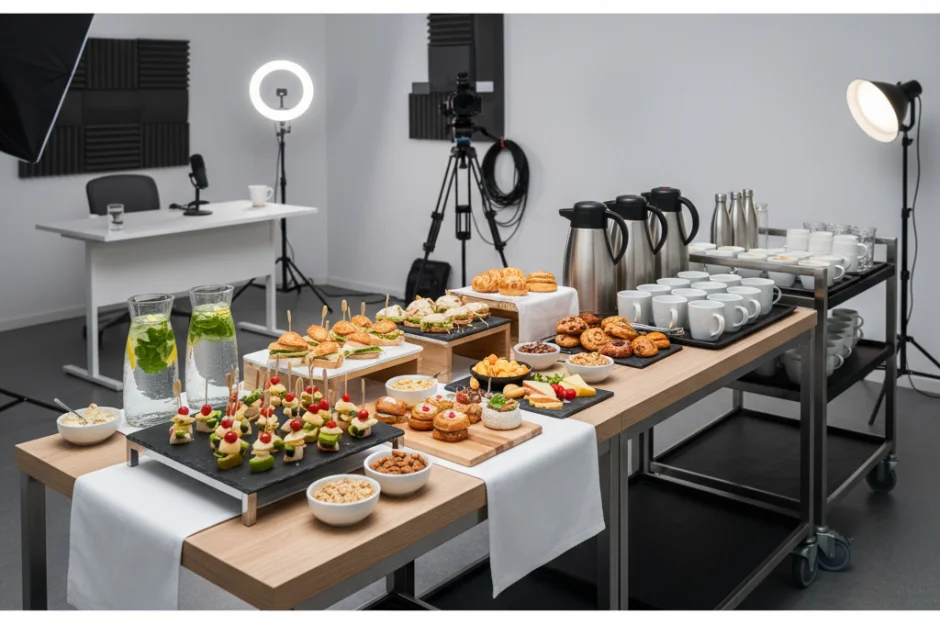 Buffet para Gravação de Vídeos e Canais de YouTube