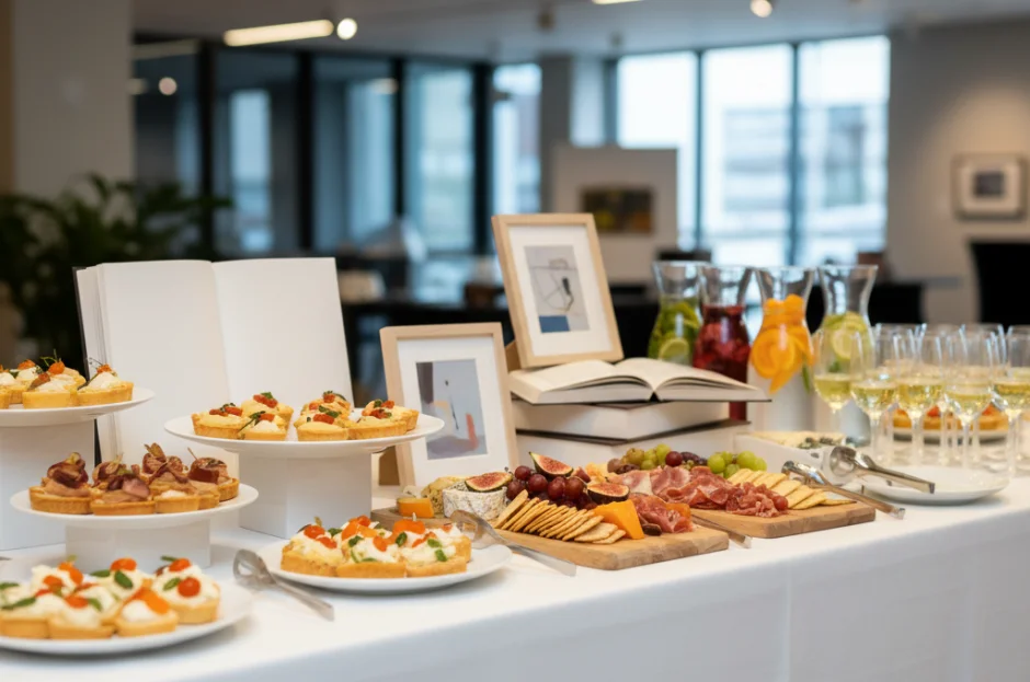 Buffet para Lançamento de Livros ou Vernissage
