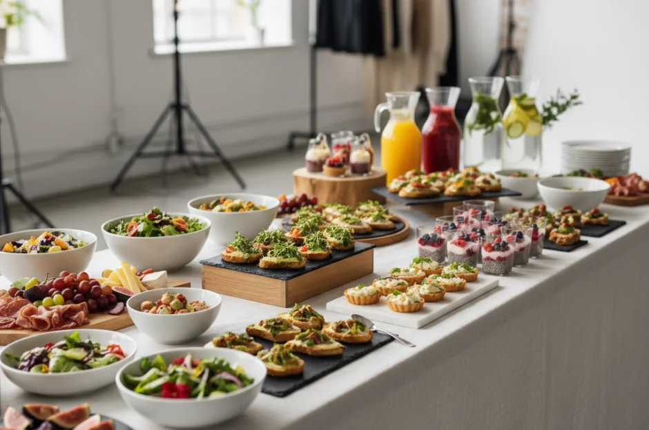 Buffet para Sessões de Fotos e Produções de Moda