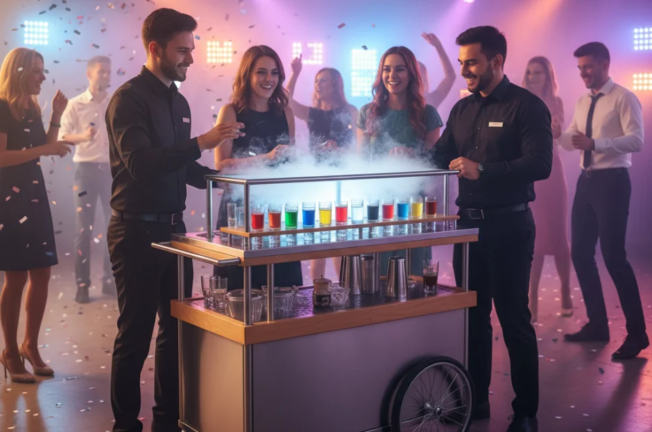 Carrinho de Shot na Pista de Dança: Como essa dinâmica anima os convidados?