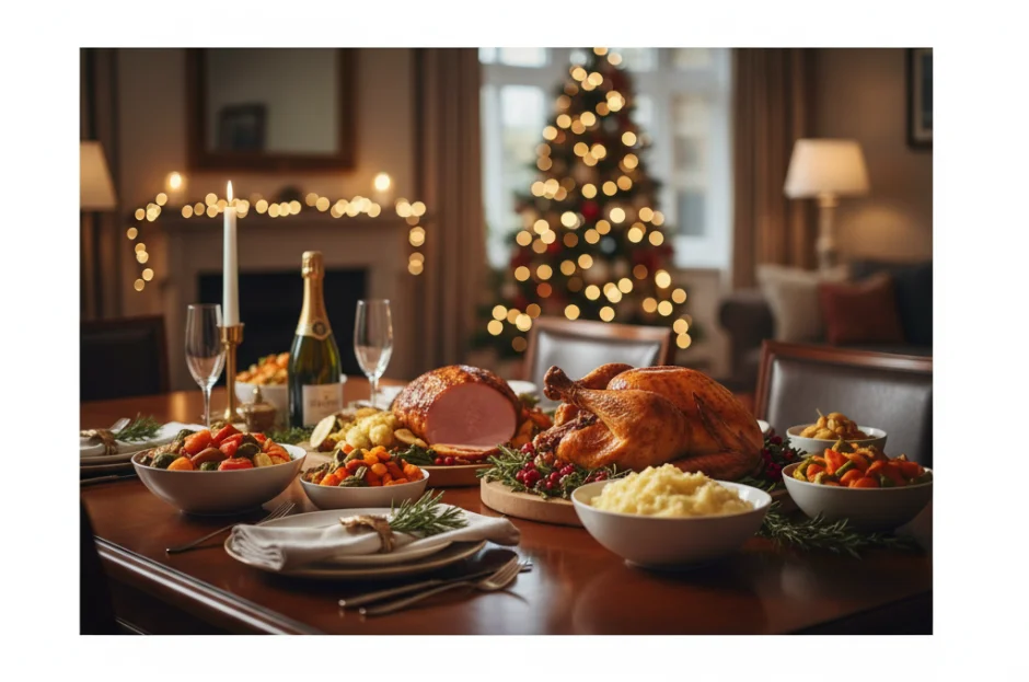 Ceia de Natal a Domicílio: Vale a pena encomendar ou contratar o serviço completo?