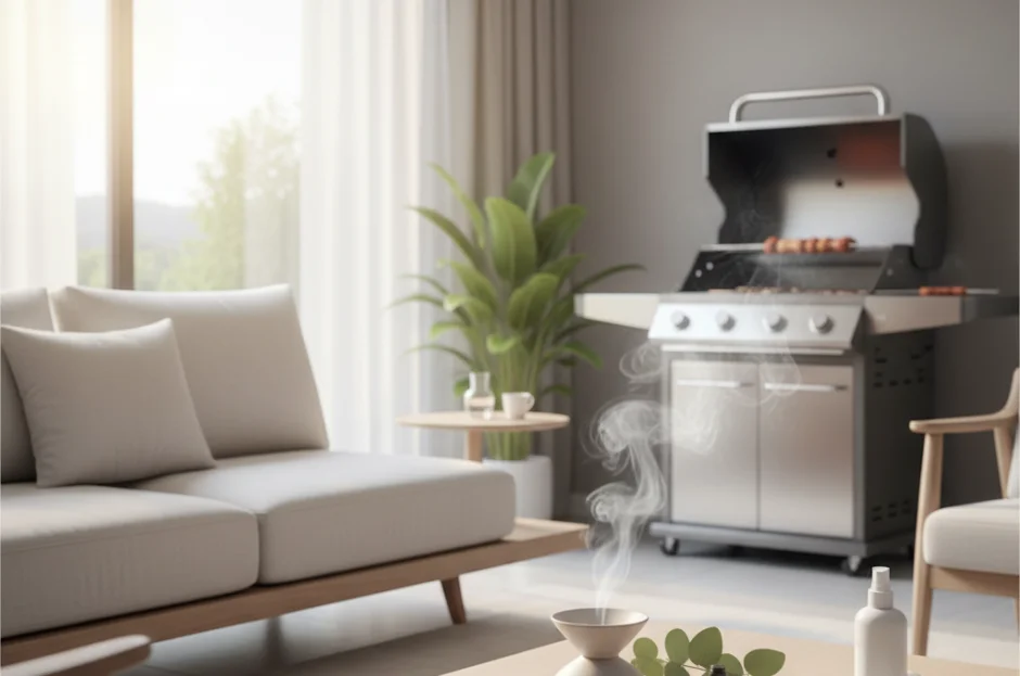 Churrasco em Casa: Como eliminar o cheiro de fumaça dos móveis após a festa?