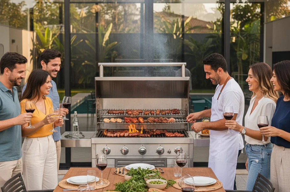 Churrasco para Chá de Casa Nova (Open House)