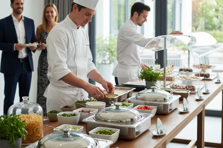 Como o Buffet Gerencia Alergias Cruzadas na Cozinha do Cliente?
