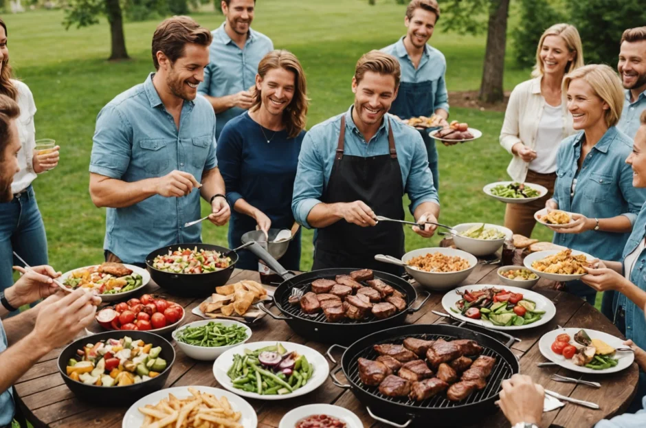 Como organizar um churrasco para muitas pessoas