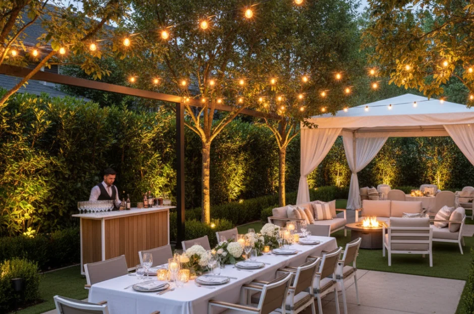 Como Transformar o Quintal num Salão de Festas