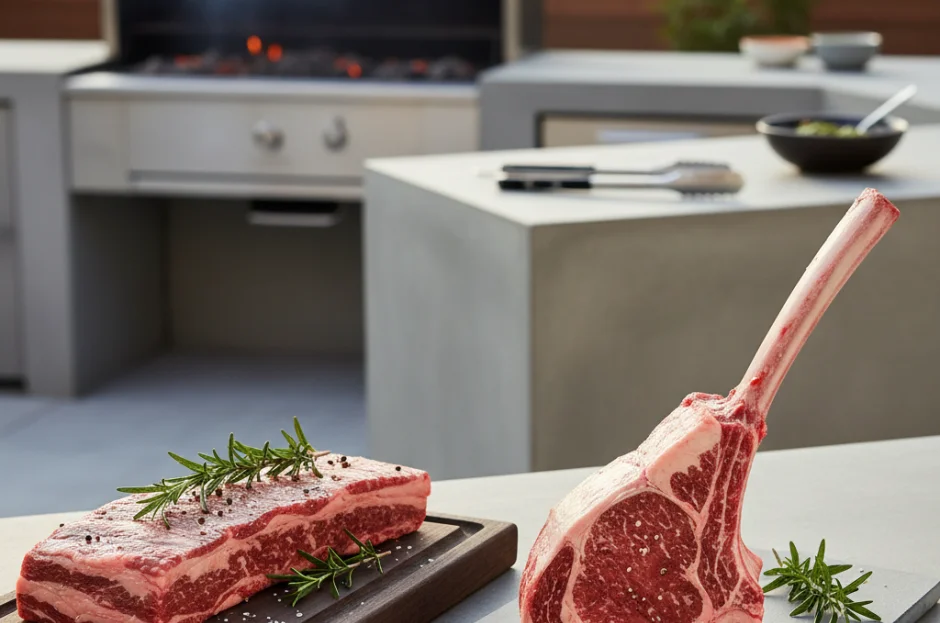 Cortes de "Short Rib" e "Tomahawk"