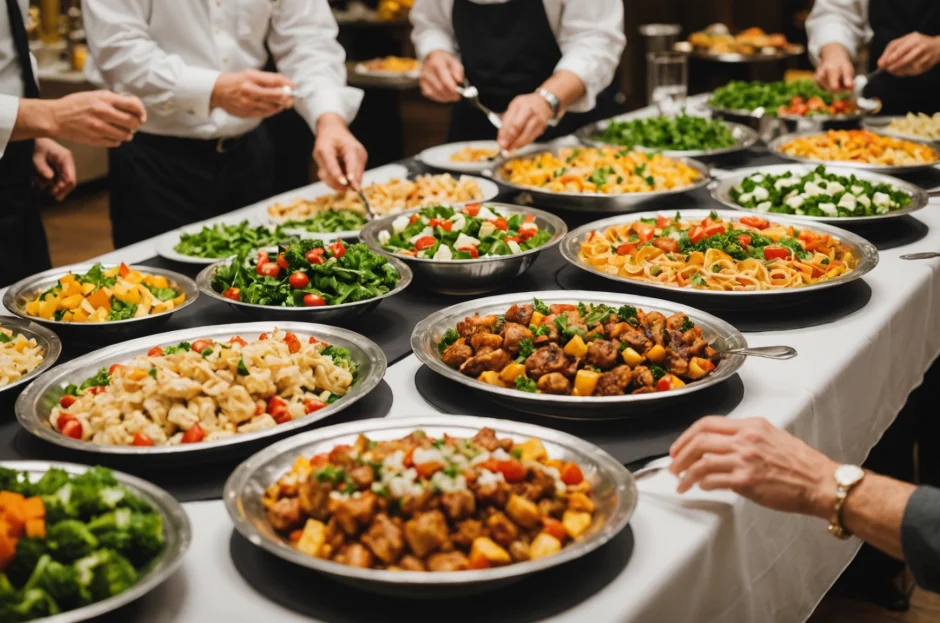 Diferença entre buffet e catering