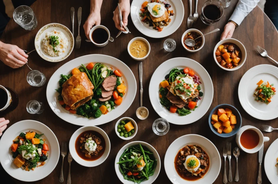 Diferença entre jantar empratado e self service