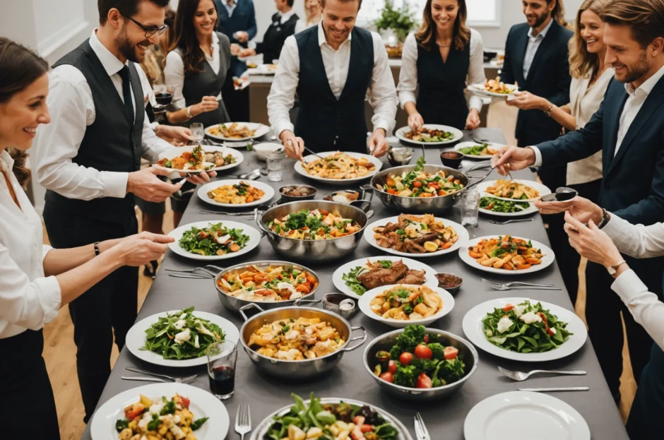 Eventos Corporativos Fora da Empresa: Buffet no Escritório ou Residência