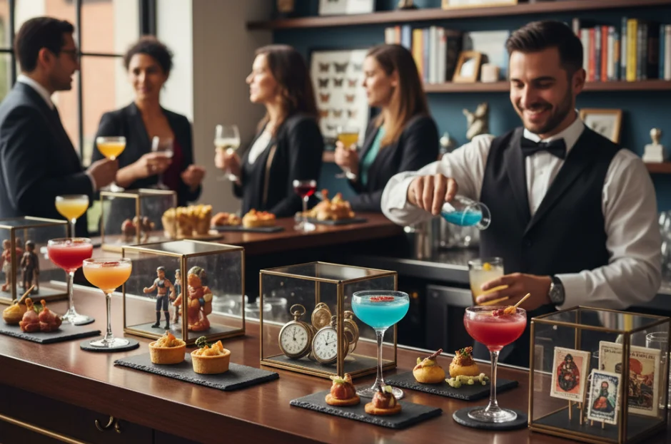 Eventos para Colecionadores: Como receber grupos de entusiastas com um coquetel temático