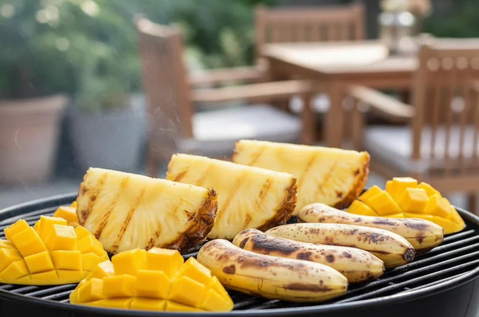 Frutas no Churrasco: Como preparar abacaxi, manga e banana na grelha