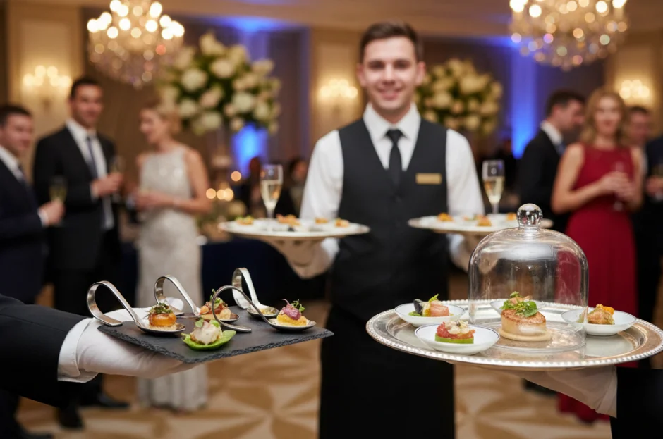 O que é "Serviço de Finger Food Volante de Luxo"?