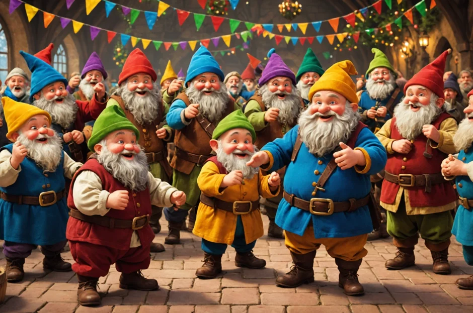 O que fazem os anões em eventos e festas