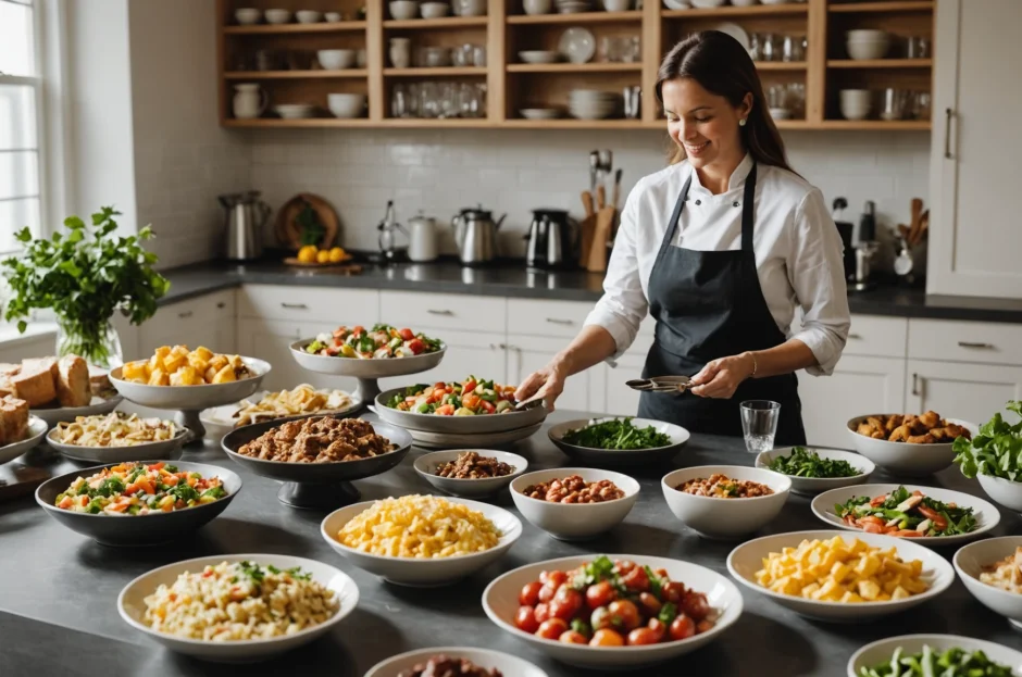 O que o buffet precisa que você tenha na cozinha da sua casa?