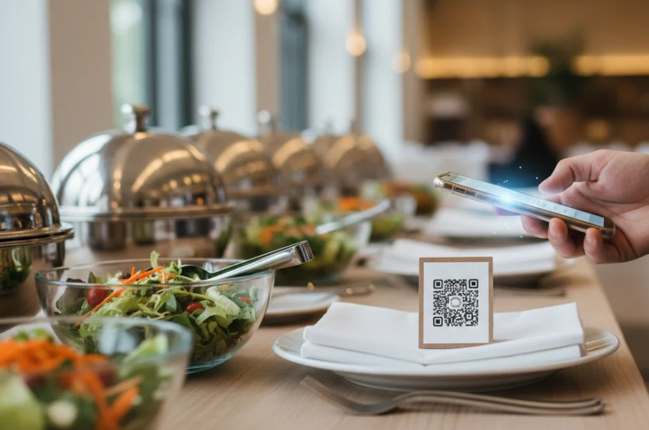O Uso de QR Codes no Cardápio do Buffet
