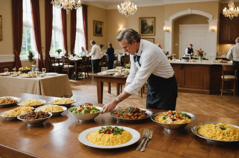 Pisos de madeira e carpetes: Como proteger sua casa durante um serviço de buffet?