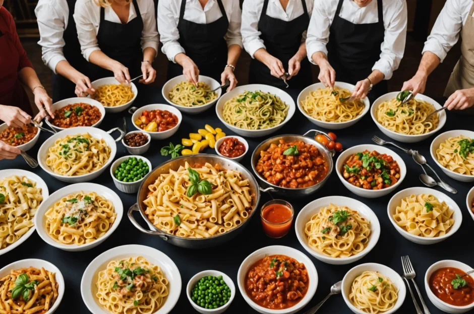 Por que o Buffet de Massas é a opção mais barata para grandes grupos?