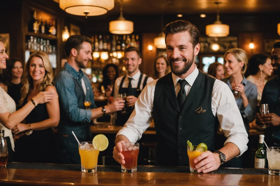 Porque ter um barman muda o status da sua festa