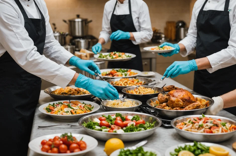 Segurança Alimentar no Buffet a Domicílio: O que Você Deve Cobrar da Empresa