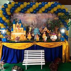 Aluguel de Decoração de Festa Infantil tema A Bela e a Fera