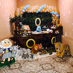 Decoração para festa infantil com tema Arca de Noé