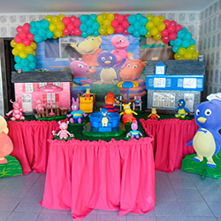 Aluguel de Decoração de Festa Infantil tema Backyardigans