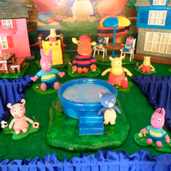 Decoração para festa infantil com tema Backyardigans