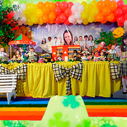 Decoração para festa infantil com Carrossel