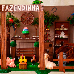 Aluguel de Decoração de Festa Infantil tema Fazendinha