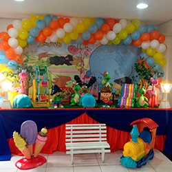 Decoração para festa infantil com tema Meu Amigãozão