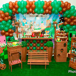 Aluguel de Decoração de Festa Infantil tema Minecraft