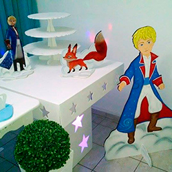 Decoração para festa infantil com tema O Pequeno Príncipe