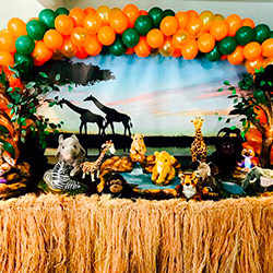 Decoração para festa infantil com tema Safari