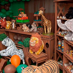 Decoração para festa infantil com tema Safari