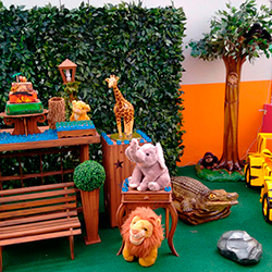 Decoração para festa infantil com tema Safari